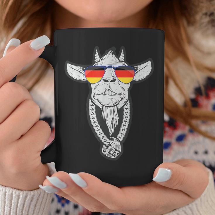 Deutschland-Ziege Mit Deutschland-Sonnenbrille Tassen Lustige Geschenke