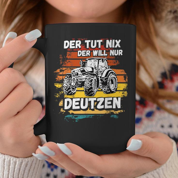 Deutz Tractor Laster Trekker Deutz Agriculture Farm Village Tassen Lustige Geschenke
