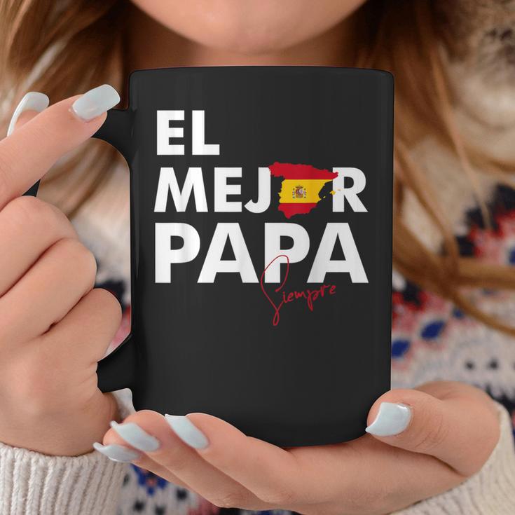 Dia Del Padre Father's Day El Mejor Papa De España Tassen Lustige Geschenke