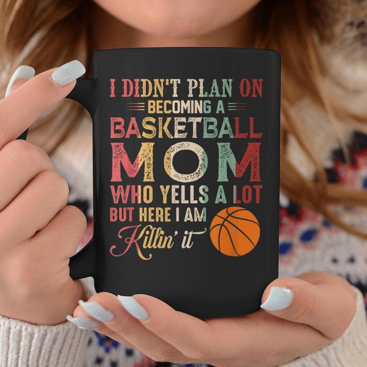I Didn't Plan On Becoming A Basketball Mom Mother's Day Coffee Mug Personalized Gifts