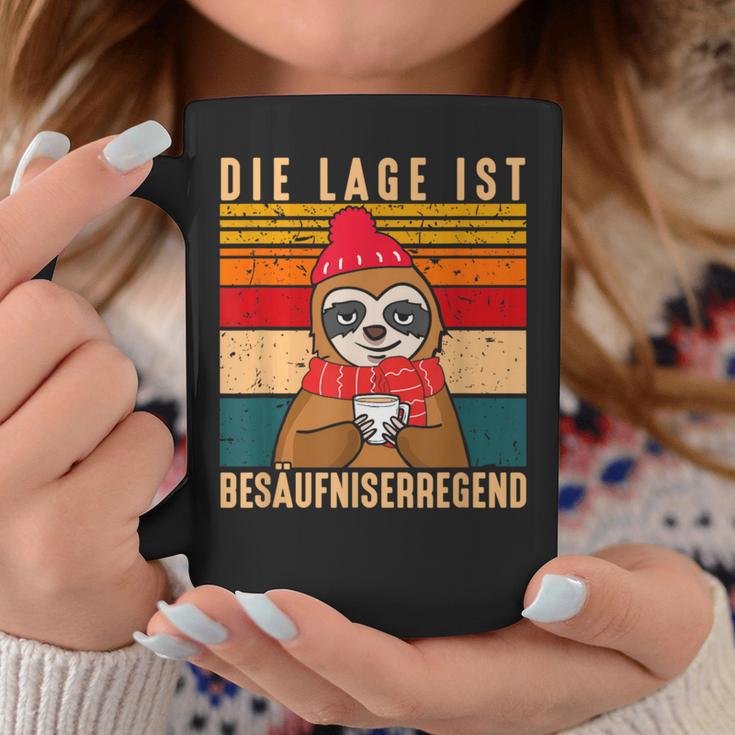 Die Lage Ist Besaufniserregend Sloth Punch Tassen Lustige Geschenke