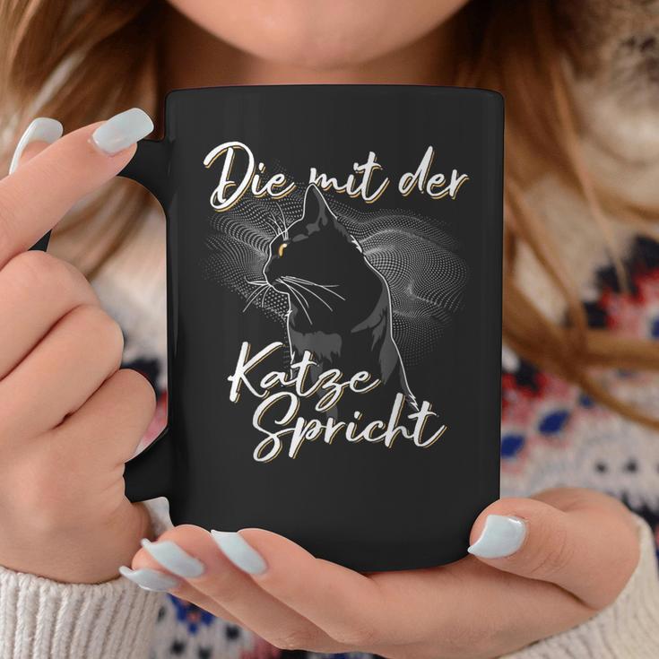 Die Mit Der Katze Speaks Für Katze Papa Cat Mother Children Tassen Lustige Geschenke