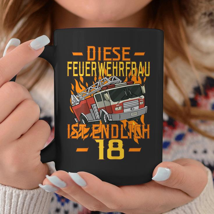 Diese Feuerwehrfrau Ist Endlich 18 Tassen Lustige Geschenke