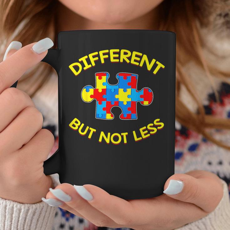 Different But Not Less Autism Awareness Puzzle Coffee Mug Unique Gifts