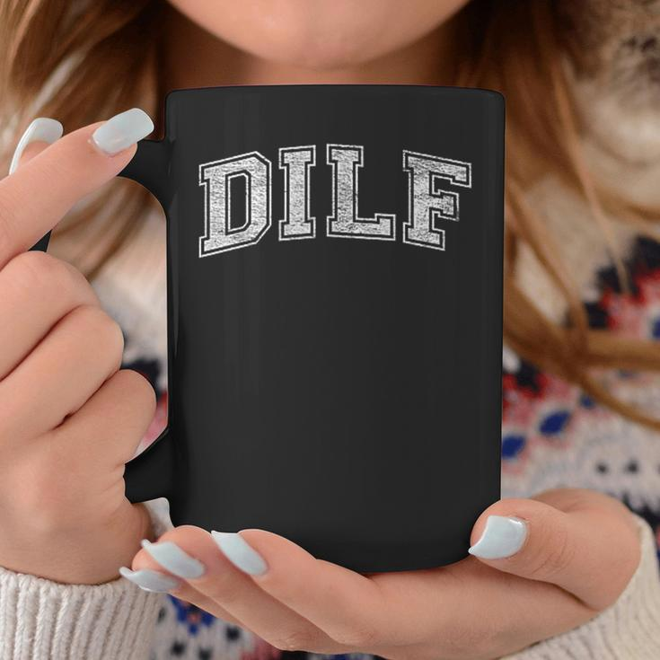 Dilf Varsity Style Dad Older More Mature Men Coffee Mug Unique Gifts