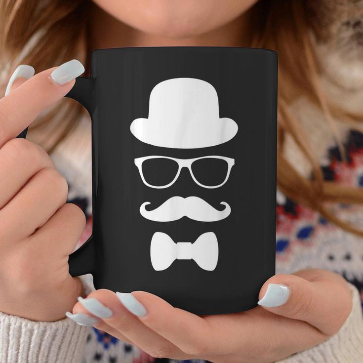 Disguise Man Top Hat Glasses Moustache Bowtie Coffee Mug Unique Gifts