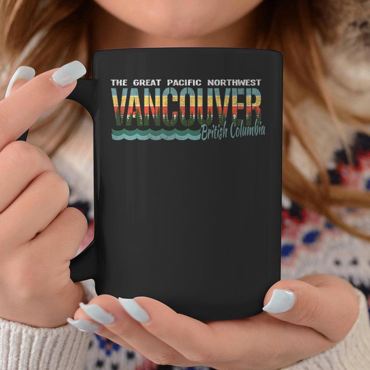 Distressed Retro Vancouver Bc Pacific Northwest Pnw Coffee Mug Unique Gifts