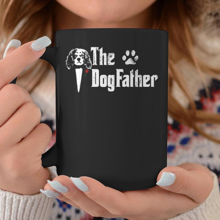 The Dogfather Cavalier King Charles Spaniel Dog Dad Coffee Mug Unique Gifts