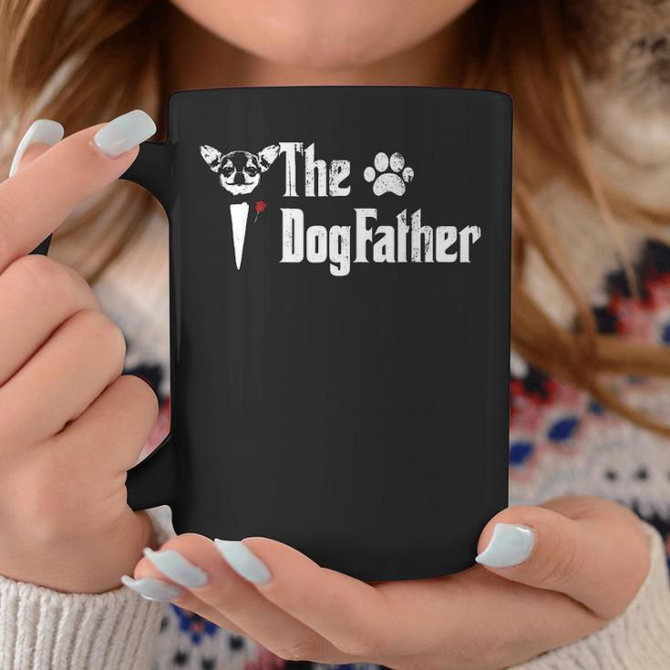 The Dogfather Chihuahua Dog DadFather's Day Gif Coffee Mug Unique Gifts