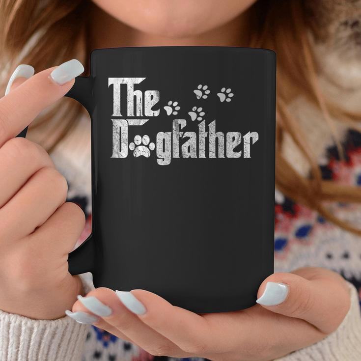 The Dogfather Dog Lover Dog Dad For Fathers Day Coffee Mug Unique Gifts