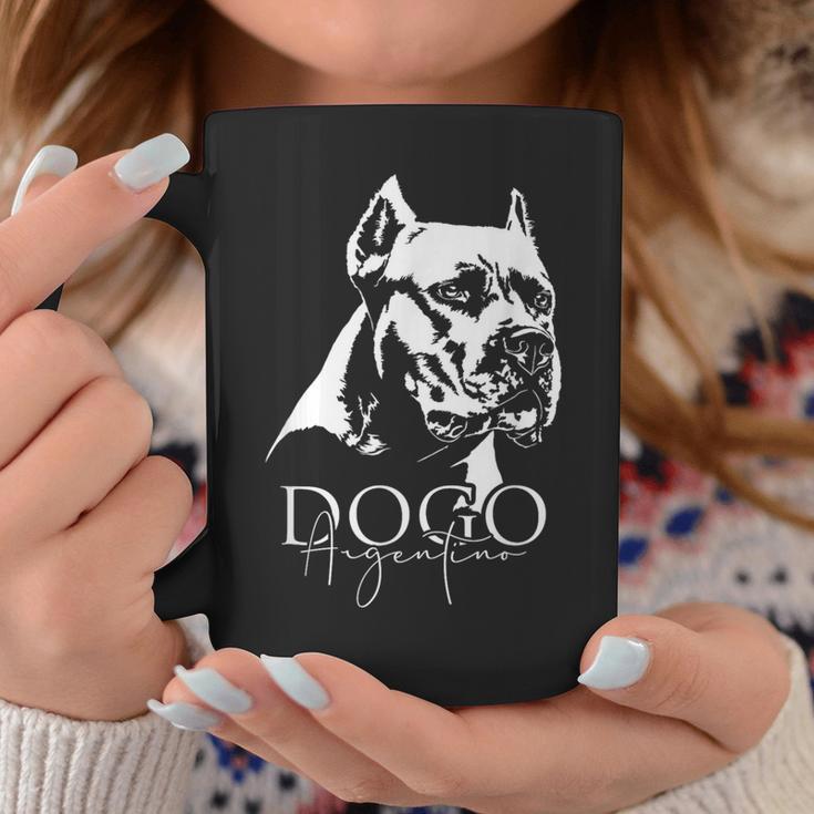 Dogo Argentino Dog Portrait Dog Tassen Lustige Geschenke