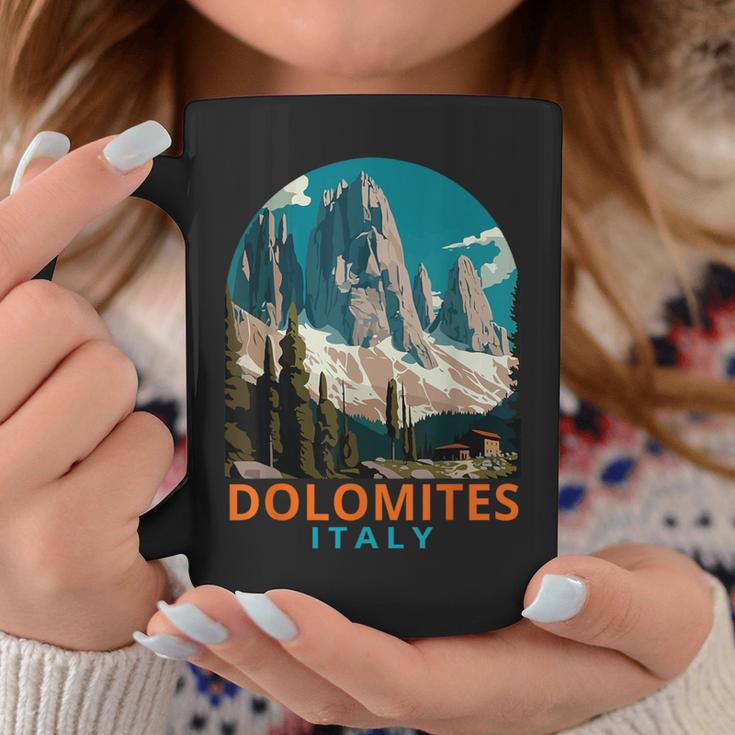 Dolomites Travel Exploration Souvenir Dolomites Italy Tassen Lustige Geschenke