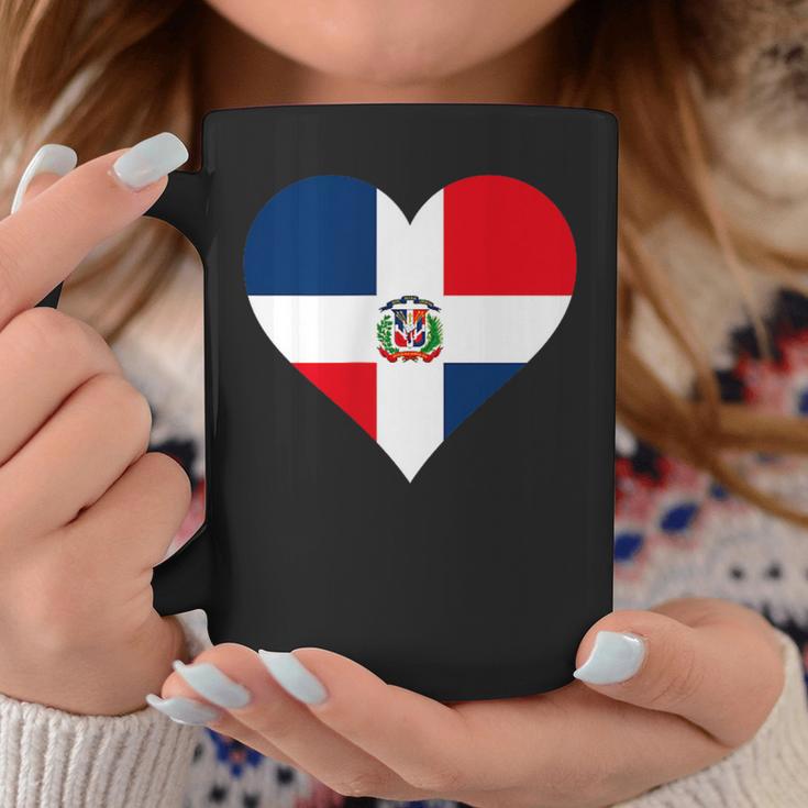 Dominican Republic Flag Heart Dominican Republic Coffee Mug Unique Gifts