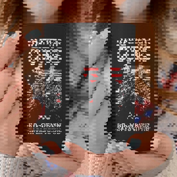 Dont Fear Guns Fear A Government That Fears Your Guns Back Coffee Mug Personalized Gifts Dont Fear Guns Fear A Government That Fears Your Guns Back Coffee Mug Personalized Gifts