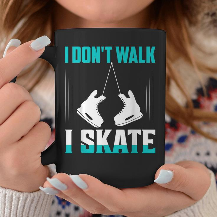I Don't Walk I Skate Figure Skater Skating Coffee Mug Unique Gifts