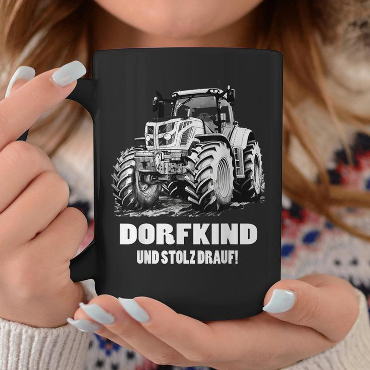 Dorfkind Traktor Landwirt & Bauern Trecker Geschenk Tassen Lustige Geschenke