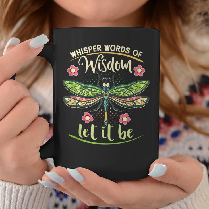 Dragonfly Whisper Words Wisdom Hippie For Men Women Coffee Mug Unique Gifts