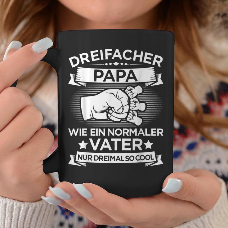 Dreifacher Papaater 3 Kinder Zumatertag Geburtstag Tassen Lustige Geschenke