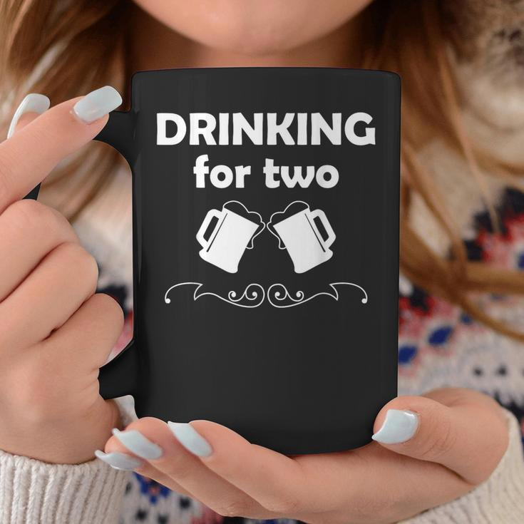 Drinking For Two Pregnancy Announcement New Dad Coffee Mug Unique Gifts