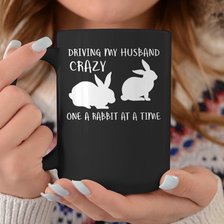 Driving My Husband Crazye Rabbit At A Time Coffee Mug Unique Gifts