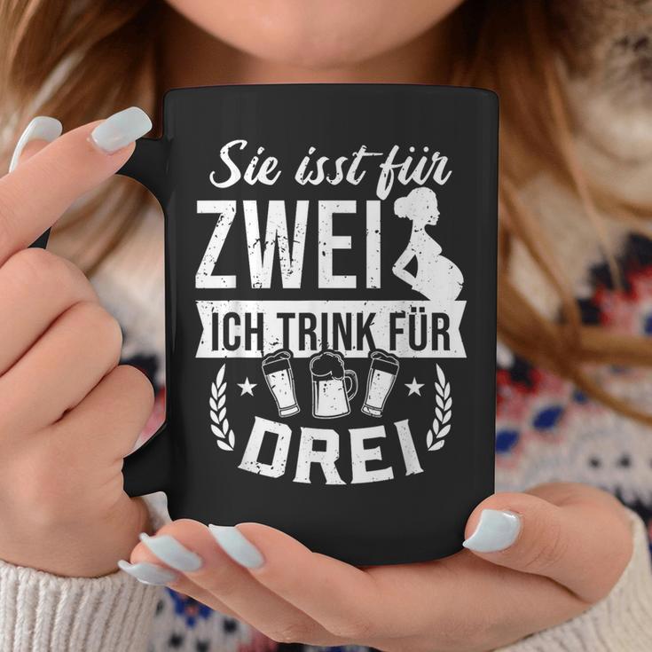 Du Isst Für Zwei Ich Trink Für Drei Werdender Papa Tassen Lustige Geschenke