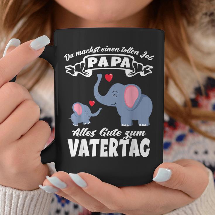 Du Machst Einen Tolle Job Papa Father's Day Baby Elephant Heart S Tassen Lustige Geschenke