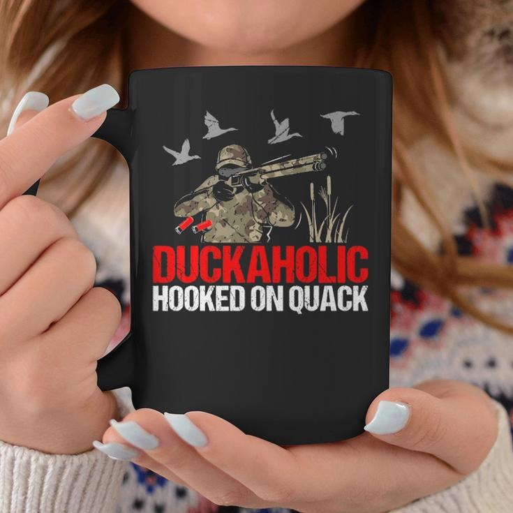 Duckoholic Hooked Quack Duck Hunting Hunter Coffee Mug Unique Gifts