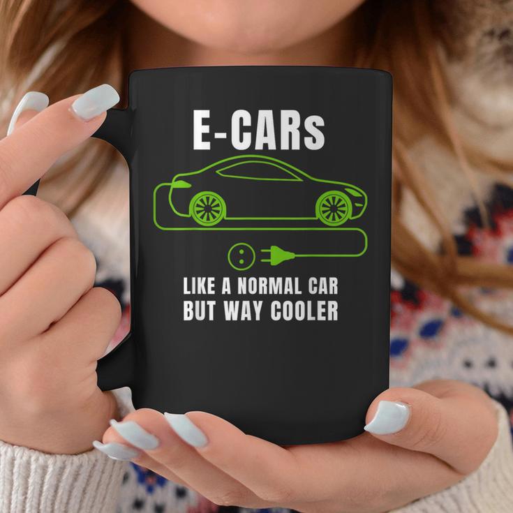 E-Cars Like A Normal Car But Way Cooler Electric Car Coffee Mug Unique Gifts