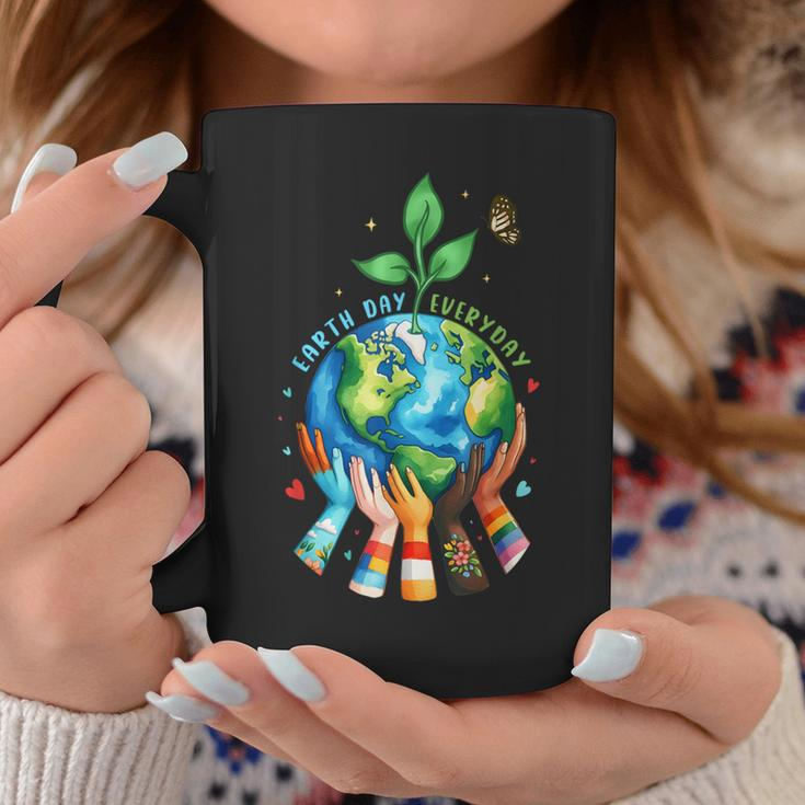 Earth Day 2024 Everyday Protect Environment Save The Planet Coffee Mug Funny Gifts