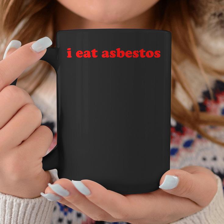 I Eat Asbestos Viral Meme Sarcastic Sarcasm Ludwig Pun Coffee Mug Unique Gifts