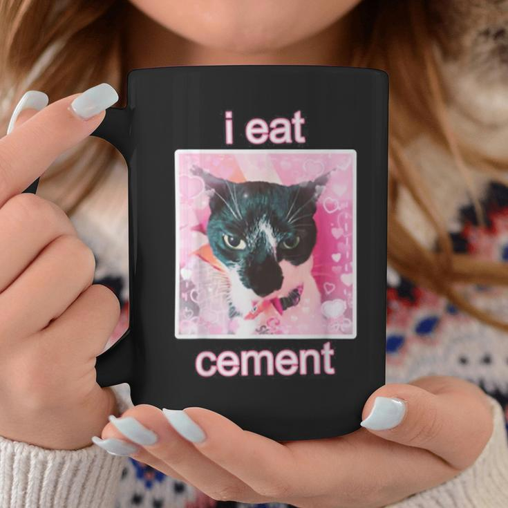 I Eat Cement Cat Coffee Mug Personalized Gifts
