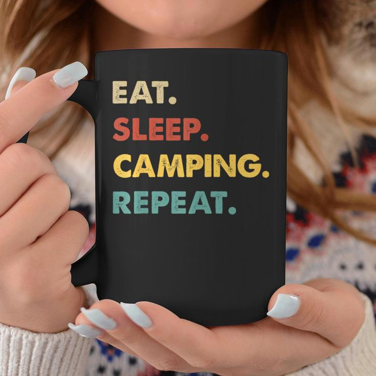 Eat Sleep Camping Repeat Camping Lover Coffee Mug Unique Gifts