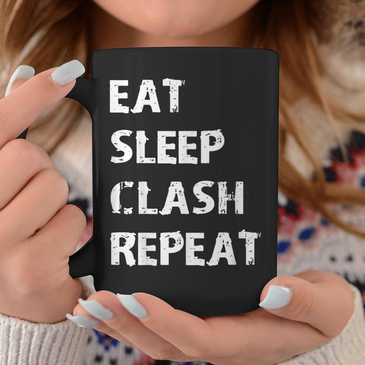 Eat Sleep Clash Repeat Video Game Cute Player Men Coffee Mug Unique Gifts