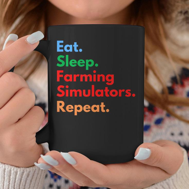 Eat Sleep Farming Simulators Repeat For Farming Lovers Coffee Mug Funny Gifts