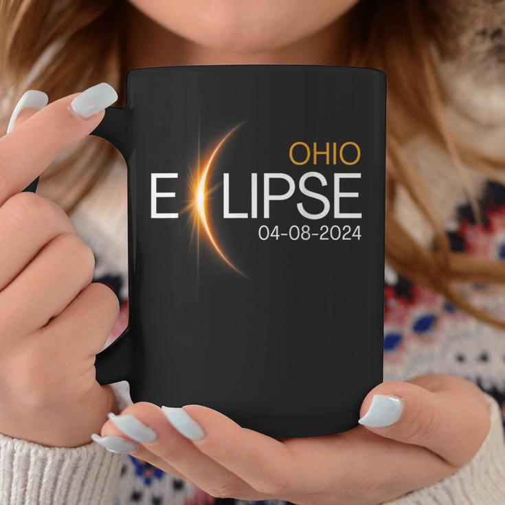 Eclipse 2024 Ohio Totality Eclipse Ohio Solar 2024 Coffee Mug Unique Gifts