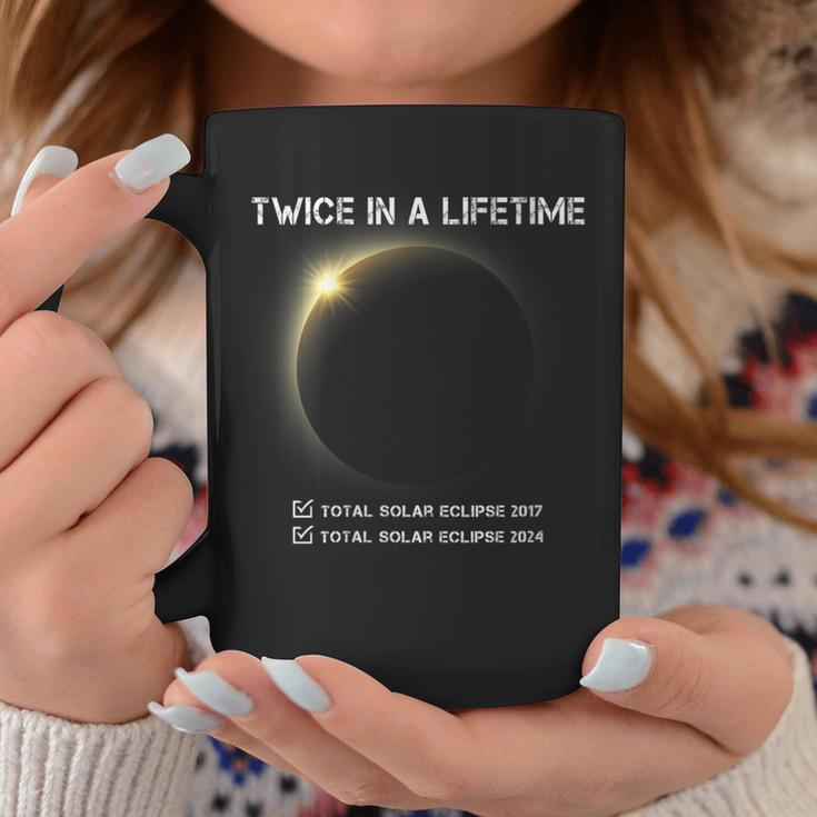 Eclipse 2024 Twice In A Lifetime Coffee Mug Unique Gifts