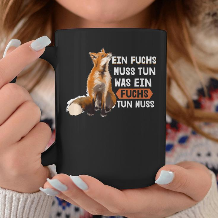Ein Fuchs Muss Tun Was Ein Fuchs Tun Muss Painted Fox Tassen Lustige Geschenke