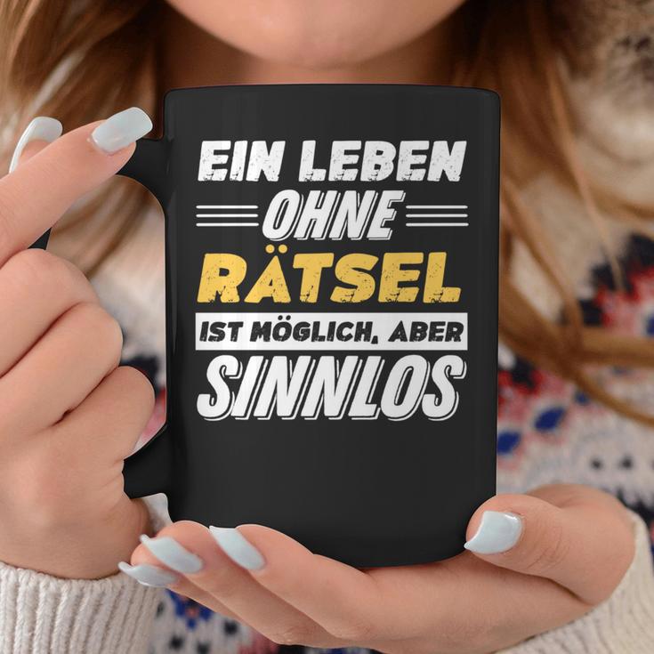 Ein Leben Ohne Rätsel Spruch Lustiges Rätsel Tassen Lustige Geschenke