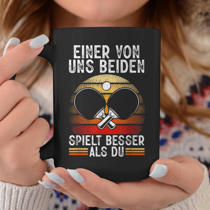 Ein Von Uns Beiden Spielt Besser Tischten Tassen Lustige Geschenke