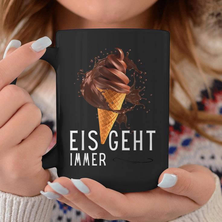 Eis Geht Immer Eisparele Eiscafe Schokoladeneis Orange Tassen Lustige Geschenke