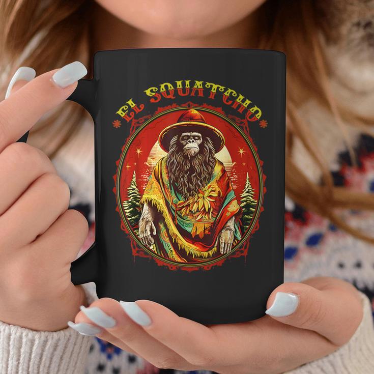 El Squatcho Poncho – Western Bigfoot Sasquatch Coffee Mug Unique Gifts