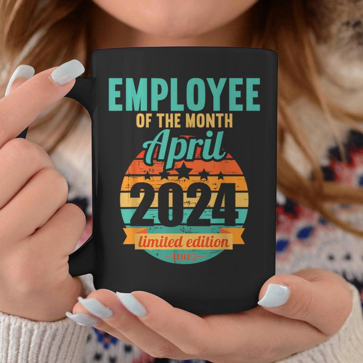 Employee Of The Month April 2024 Coffee Mug Unique Gifts