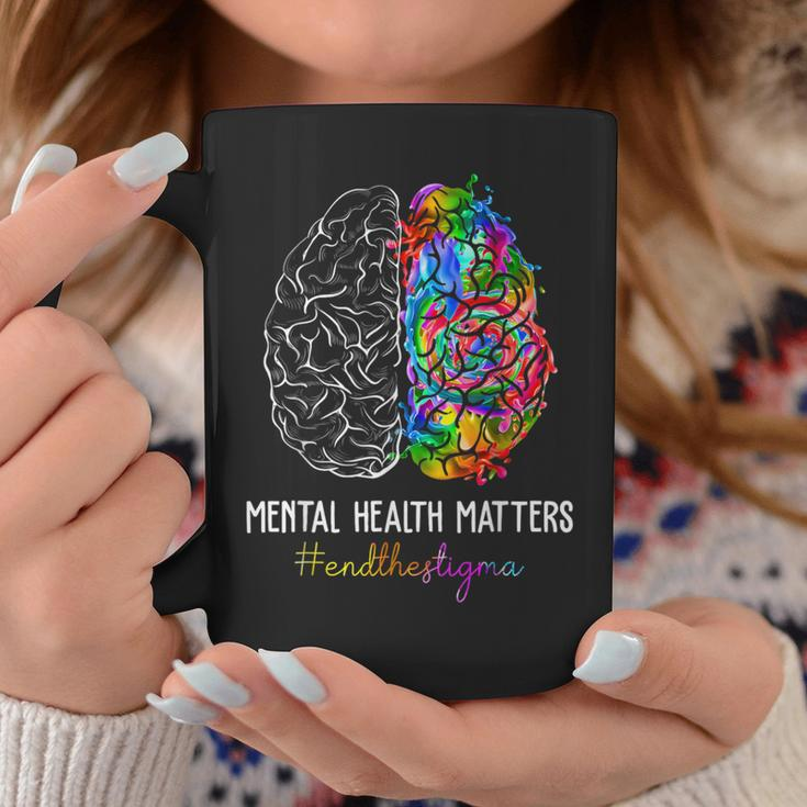 End The Stigma Mental Health Matters Mental Awareness Coffee Mug Unique Gifts