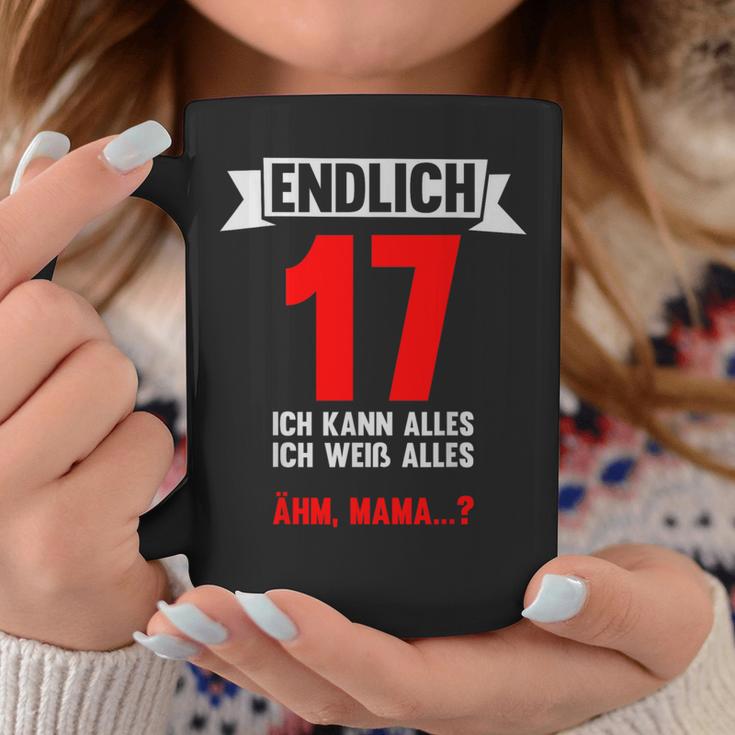 Endlich 17 Ich Kann Alles 17 Jahre 17Th Birthday Tassen Lustige Geschenke