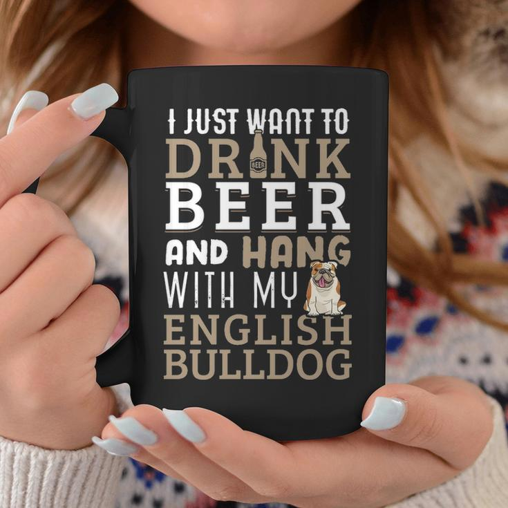 English Bulldog Dad British Dog Lover Beer Coffee Mug Unique Gifts
