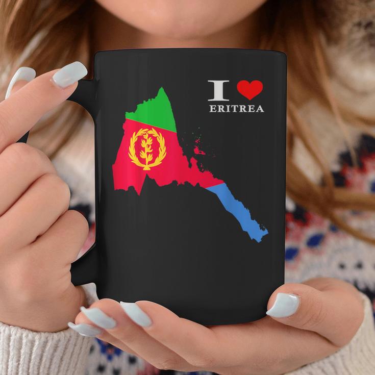 Eritrean Map Flag Tassen Lustige Geschenke