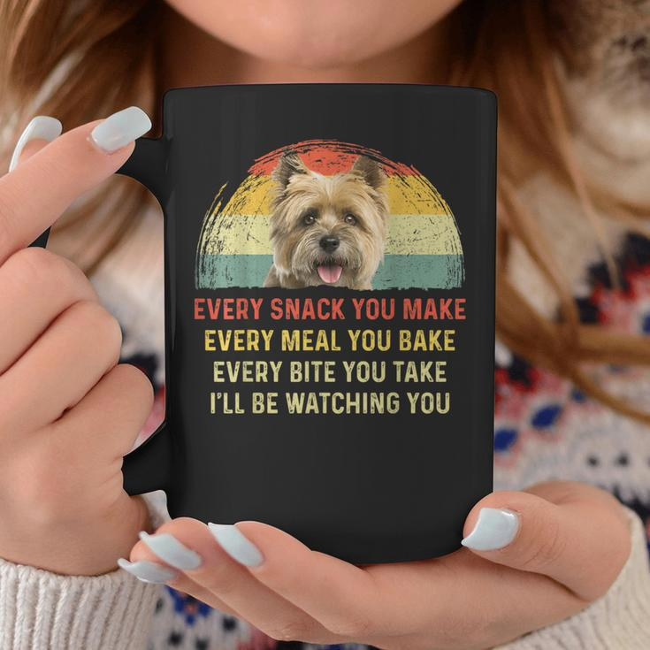 Every Snack You Make Cairn Terrier Dog Mom Dog Dad Retro Coffee Mug Unique Gifts