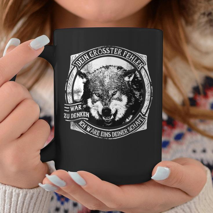 Evil Wolf In Sheep's Fur Dein Fehlunterschätzen Your Fault Tassen Lustige Geschenke