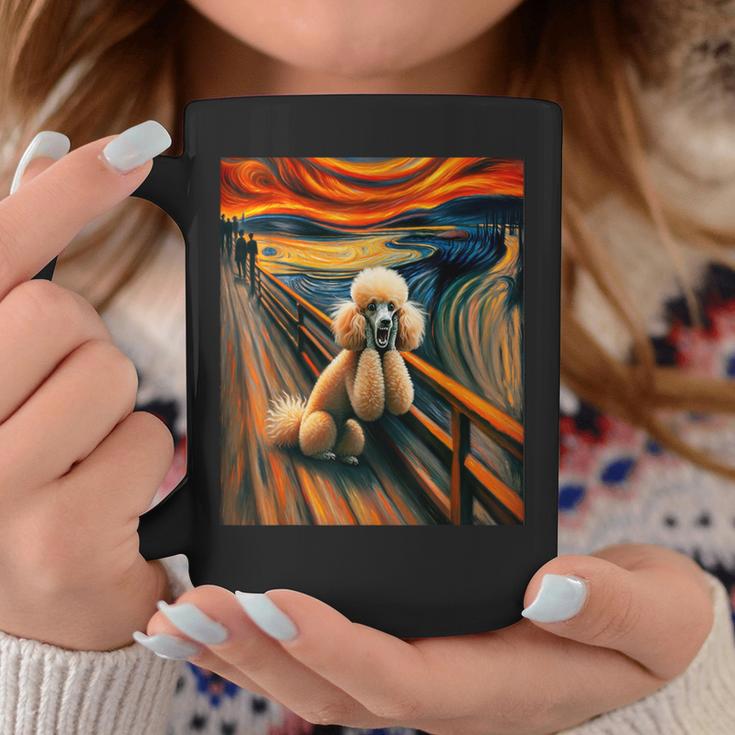 Expressionist Artsy Poodle Dog Artistic Poodle Coffee Mug Unique Gifts