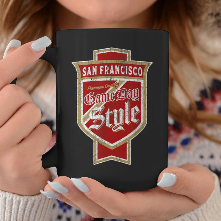 Faded San Francisco Sunday Bay Area Faithful Beer Label Coffee Mug Unique Gifts